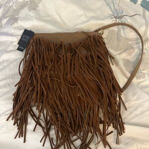 Brown Fringe Bag